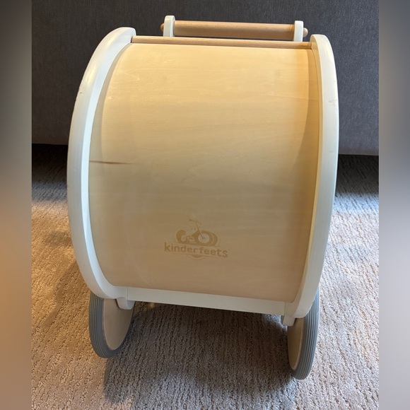 Kinderfeets Pram Walker, Toy Stroller, 2-in-1 Walker and Stroller Design - Picture 3 of 3